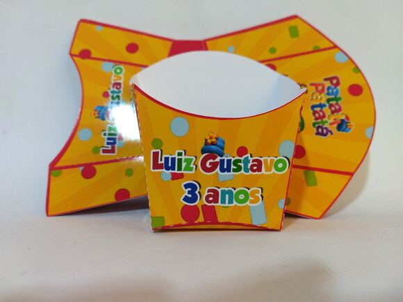 Caixa de Batata Personalizada Patati Patata