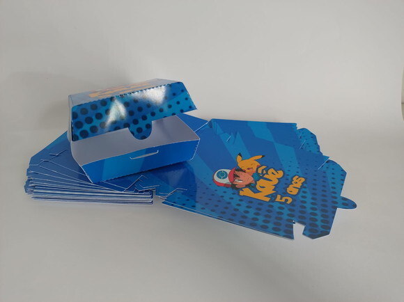 Caixa Hambúrguer Personalizada Pokémon