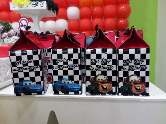 Caixa Milk Personalizada Carros