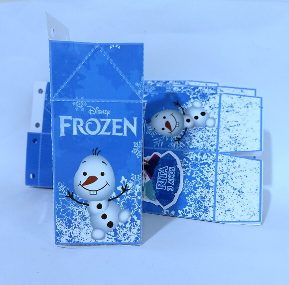 Caixa Milk Personalizada Frozen