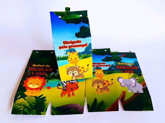 Caixa Milk Personalizada Safari