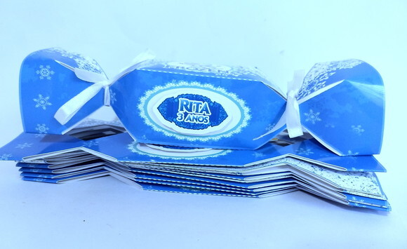 Caixa Personalizada para Bala Frozen