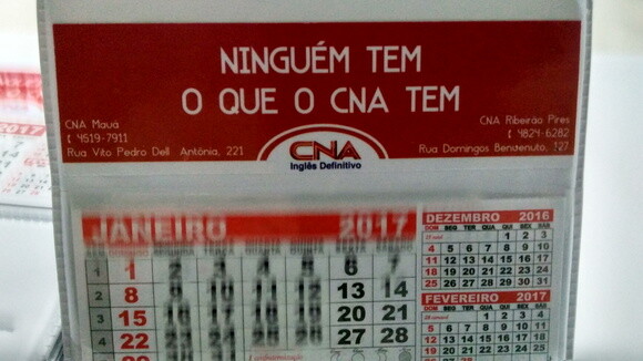 Calendario de mesa empresa