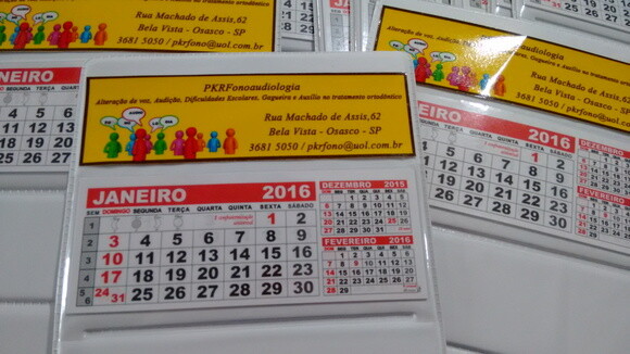 Calendario de mesa empresa