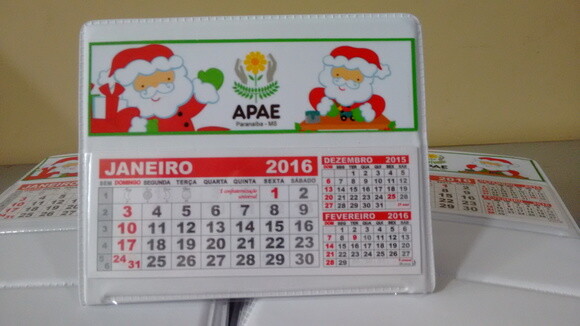 Calendario de mesa empresa natal