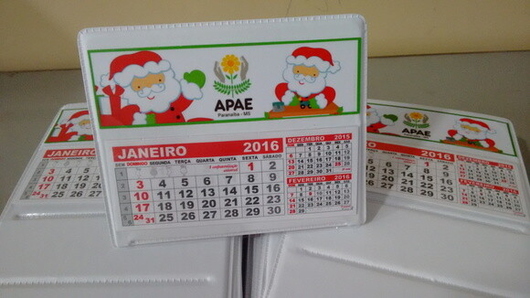Calendario de mesa empresa natal