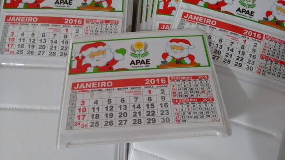 Calendario de mesa empresa natal