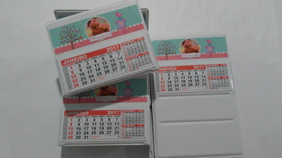 Calendario de mesa jardim