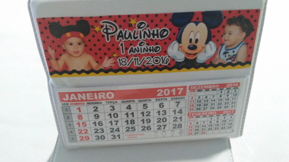 Calendario de mesa mickey