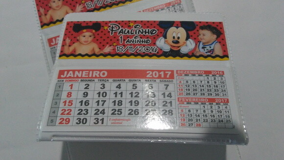 Calendario de mesa mickey