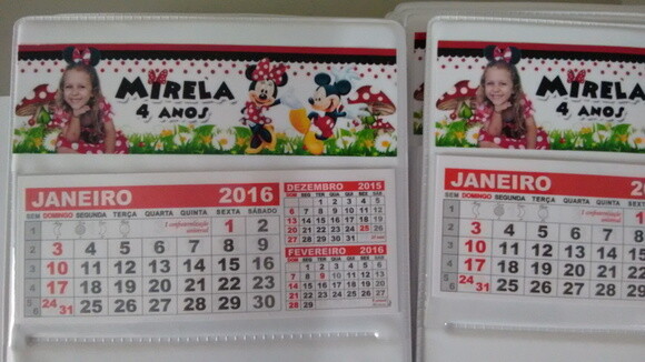 Calendario de mesa minnie