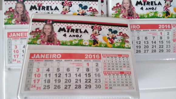 Calendario de mesa minnie