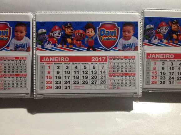Calendario De Mesa patrulha canina
