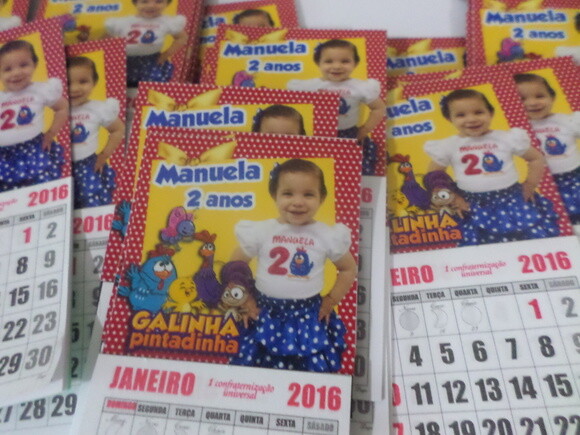 calendario galinha pintadinha