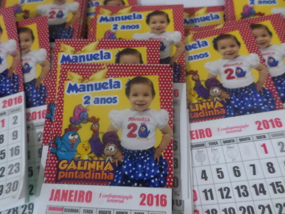 calendario galinha pintadinha