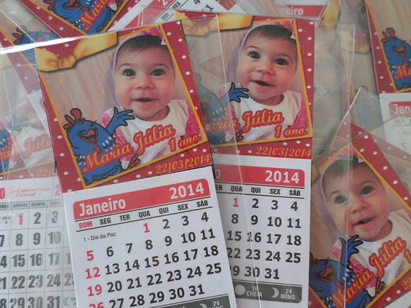calendario galinha pintadinha