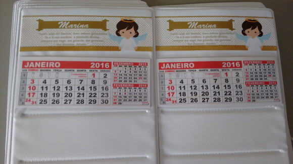 Calendariode mesa batizado