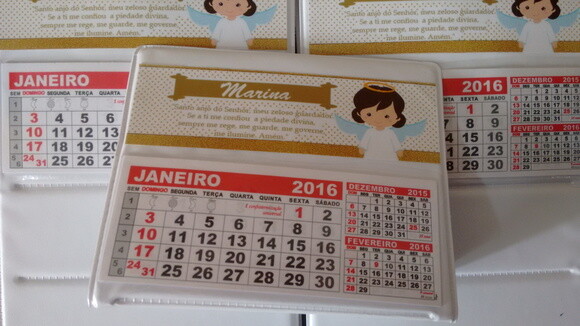 Calendariode mesa batizado