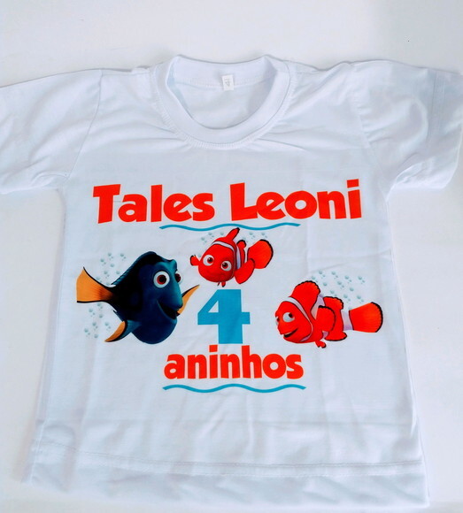 Camiseta Personalizada Procurando o Nemo