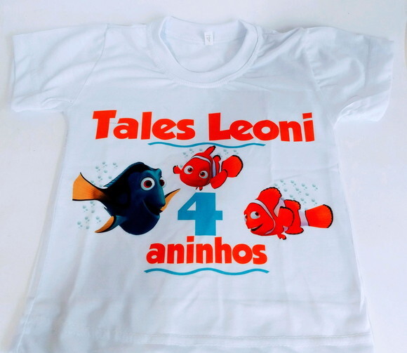 Camiseta Personalizada Procurando o Nemo