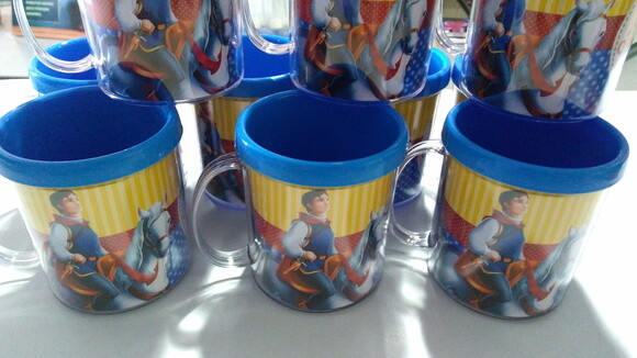 Caneca Acrílica Personalizada Branca de Neve