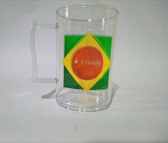 Caneca acrilica personalizada chopp copa do mundo