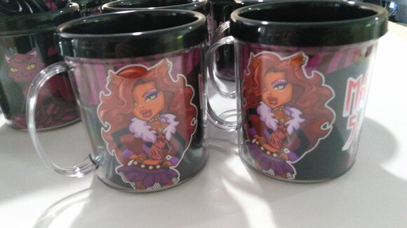Caneca Acrílica Personalizada Monster High