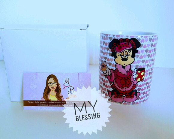 Caneca de Porcelana da Minnie