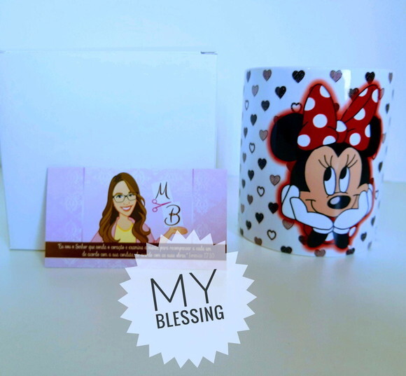 Caneca de Porcelana da Minnie