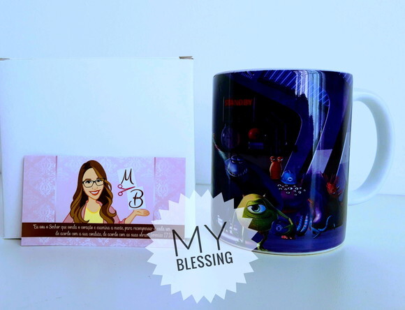 Caneca de Porcelana Monstros S.A