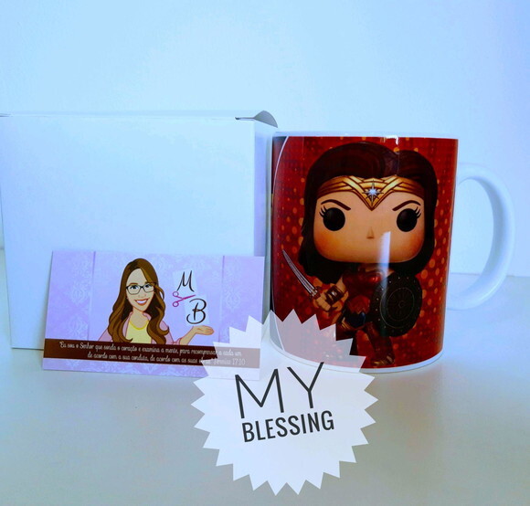 Caneca de Porcelana Mulher Maravilha