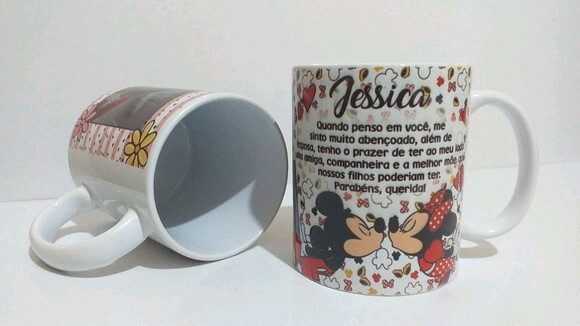 Caneca de Porcelana Personalizada