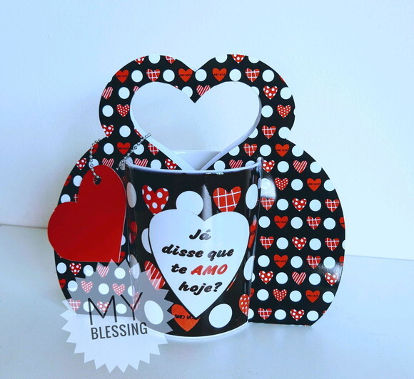 Caneca de Porcelana Personalizada com Embalagem