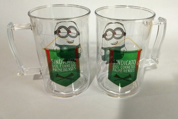 Caneca personalizada de chopp futebol