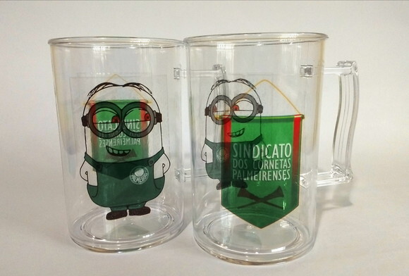 Caneca personalizada de chopp futebol