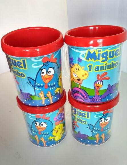 Caneca Personalizada Galinha Pintadinha