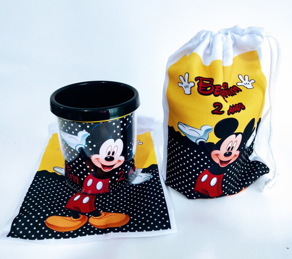 Caneca Personalizada Mickey com Embalagem