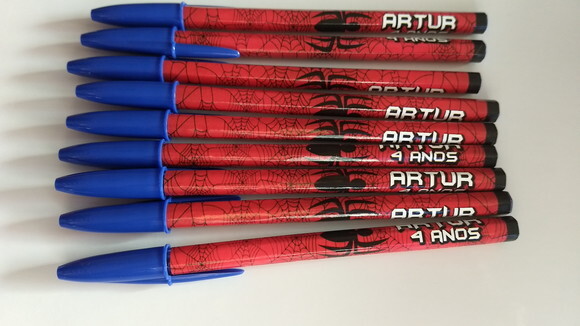 Caneta Personalizada Homen Aranha