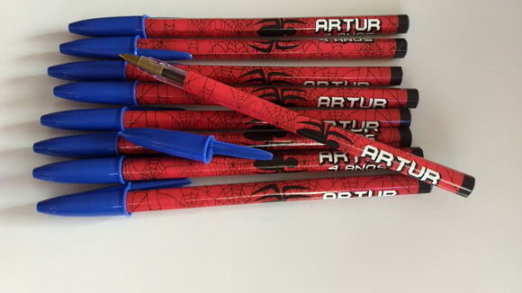 Caneta Personalizada Homen Aranha
