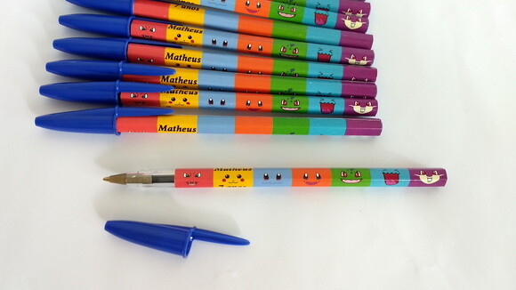 Caneta Personalizada Pokemon