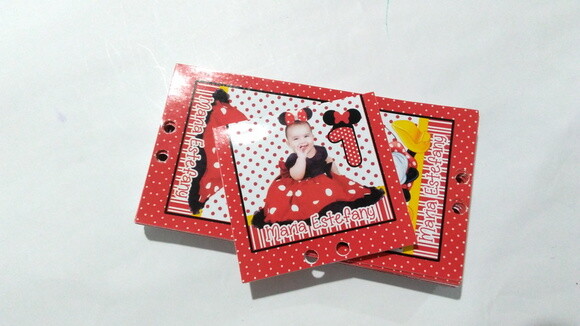 Capa para Pirulito Personalizada Minnie