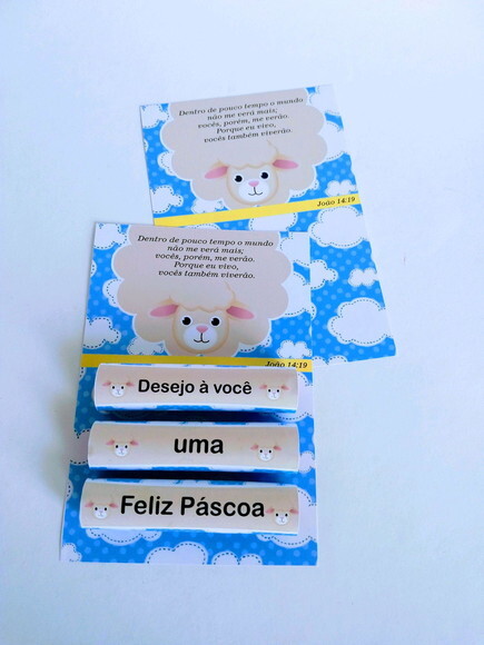 Cartão Para Páscoa Personalizado