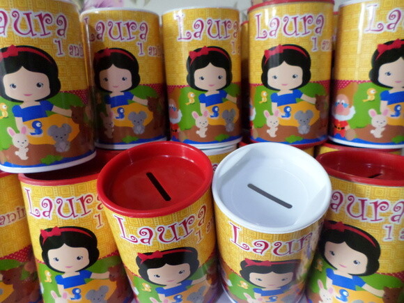Cofrinho Personalizado Branca de Neve
