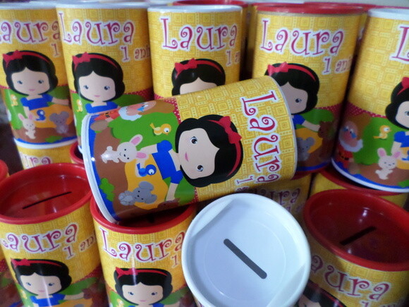 Cofrinho Personalizado Branca de Neve