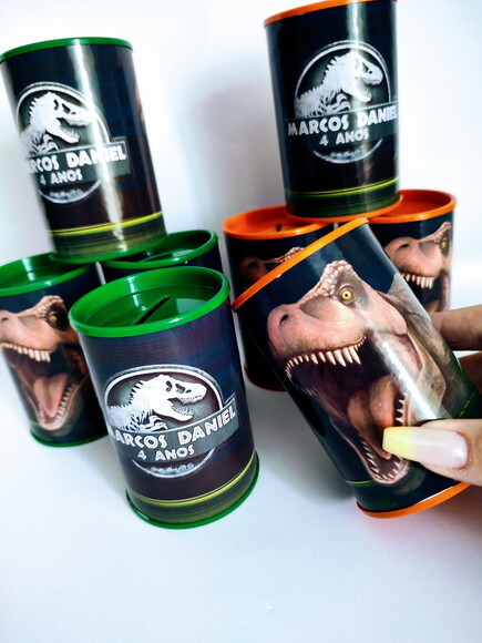 Cofrinho Personalizado Jurassic Park