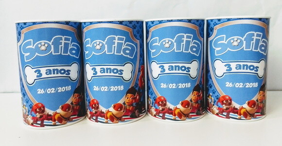 Cofrinho Personalizado Patrulha Canina