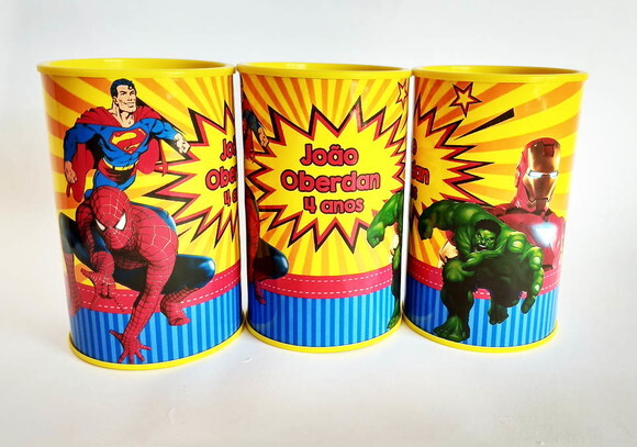 Cofrinho Personalizado os Vingadores