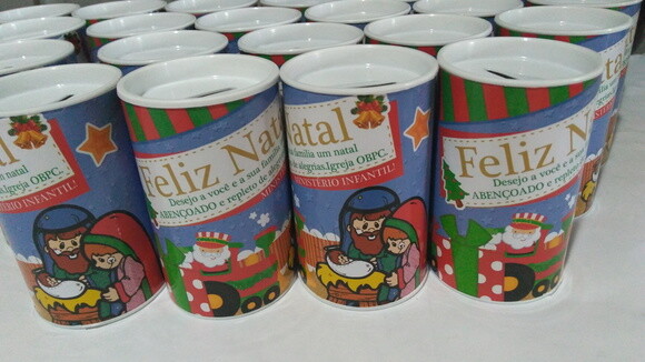 Cofrinho Personalizado Natal