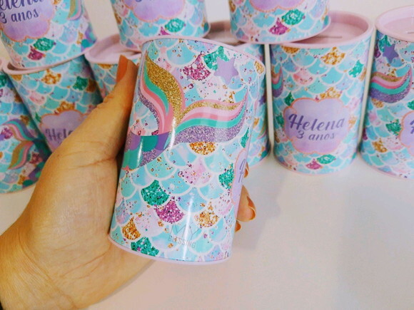 Cofrinho Personalizado Sereia