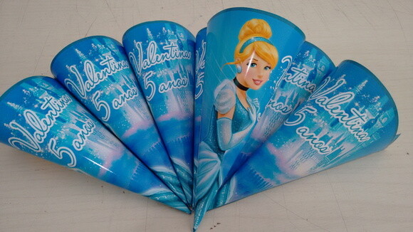 Cone Personalizado Cinderela